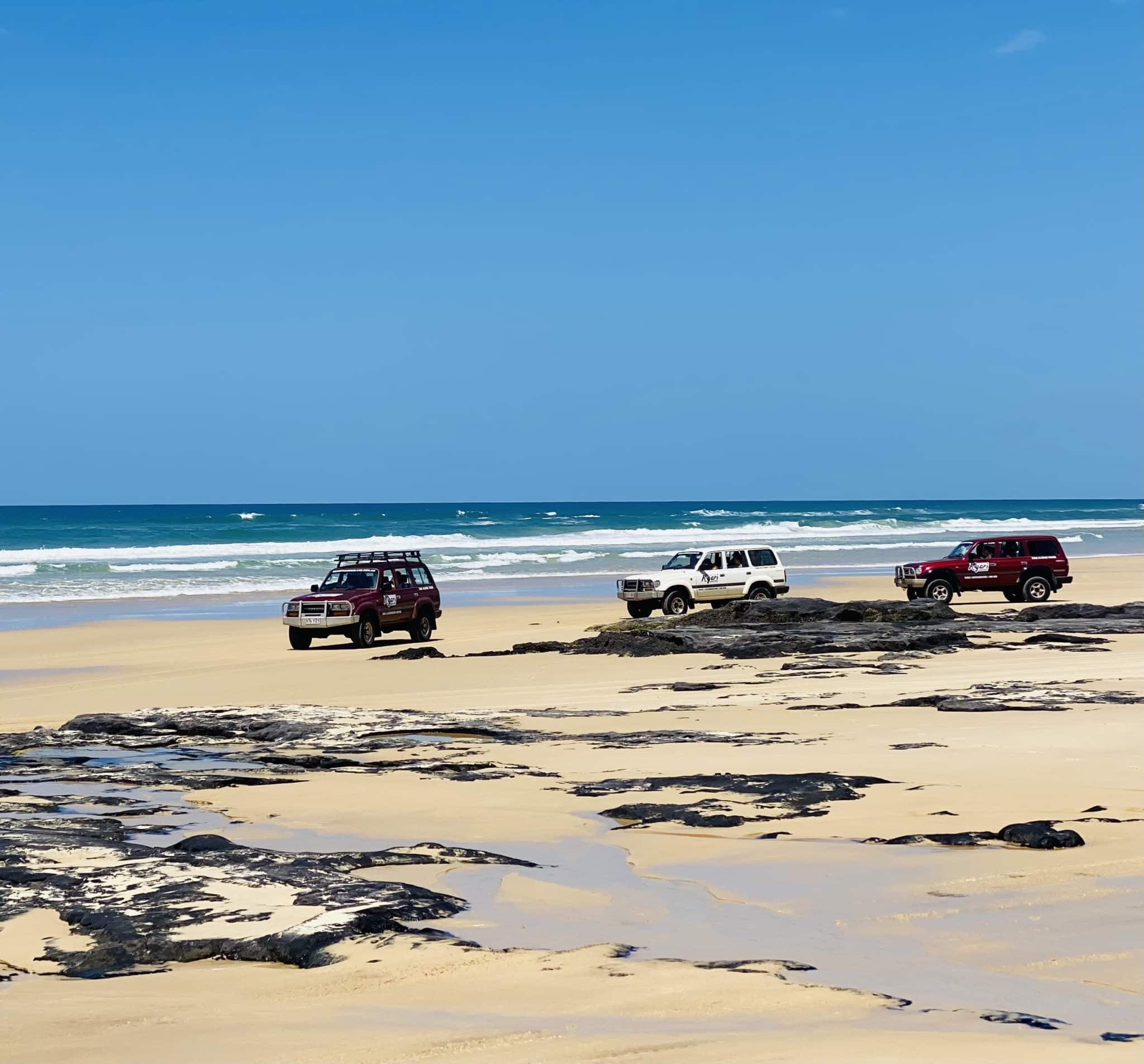 How to get to Fraser Island from Brisbane.
